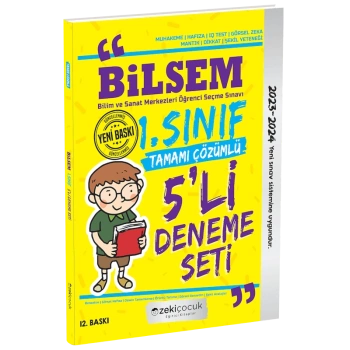1. Sınıf Bilsem Tamamı Çözümlü 5li Deneme Seti