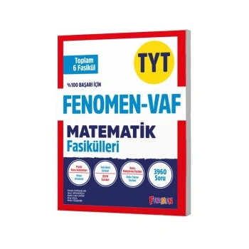 2025 Fenomen - VAF TYT Matematik Fasikülleri