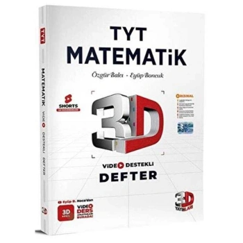 3D Yayınları TYT Matematik Video Destekli Defter