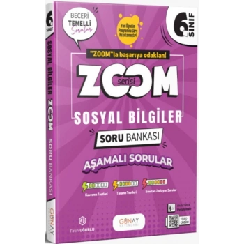 Günay Yayınları 6. Sınıf Sosyal Bilgiler Zoom Serisi Soru Bankası