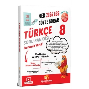 2026 | 8. SINIF LGS Türkçe Soru Bankası Sinan Kuzucu