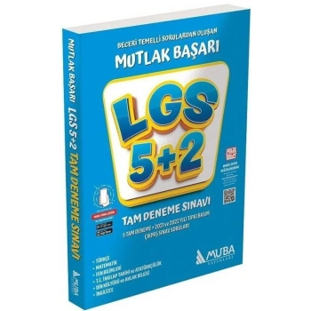 8. Sınıf LGS Tüm Dersler Mutlak Başarı 5+2 Tam Deneme Muba Yayınları