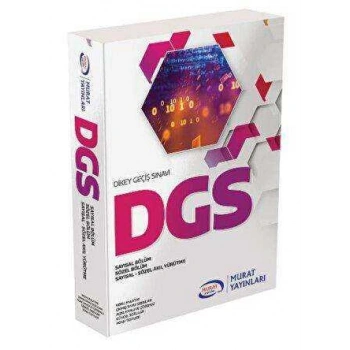 Murat Yayınları 2022 DGS Sayısal Sözel Akıl Yürütme Ana Kaynak Konu Anlatımlı