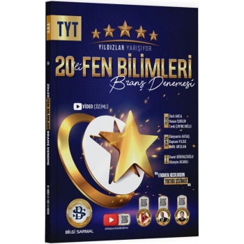 Bilgi Sarmal TYT Fen Bilimleri Yıldızlar Yarışıyor 25 li Branş Denemesi