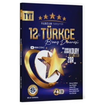 Bilgi Sarmal Yayınları TYT Türkçe 12 li Yıldızlar Yarışıyor Branş Denemesi