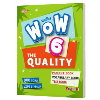 WOW English 6 The Quality + Practice Book + Vocabulary Book + Test Book