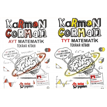 2026 TYT AYT Matematik Tekrar Kitap Seti | Karman Çorman Metin Yayınları