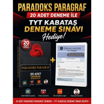Tonguç Yayınları TYT-AYT Paradoks Paragraf üst seviye paragraf denemeler Kabataş deneme sınavı hediye