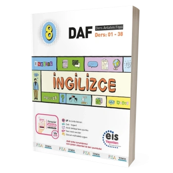 8. Sınıf DAF İngilizce Ders Anlatım Föyü Eis Yayınları