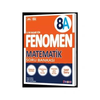 8. Sınıf LGS Fenomen Matematik A Soru Bankası