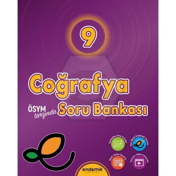 9. Sınıf Coğrafya Soru Bankası Endemik Yayınları - 2025