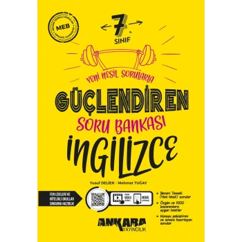 Ankara Yayıncılık 7. Sınıf İngilizce Güçlendiren Soru Bankası