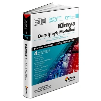 Aydın Yayınları TYT Kimya Ders İşleyiş Modülleri