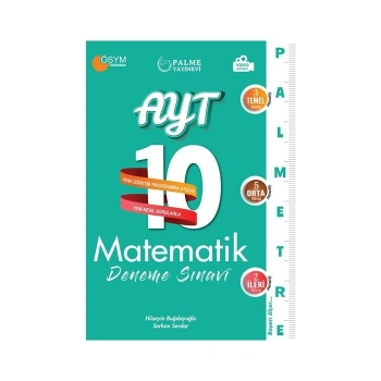 AYT 10 MATEMATİK DENEME ( PALMETRE SERİSİ )