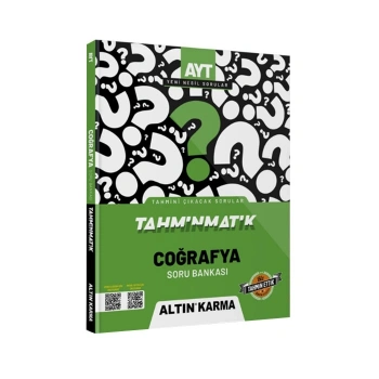 AYT Coğrafya Soru Bankası Altın Karma