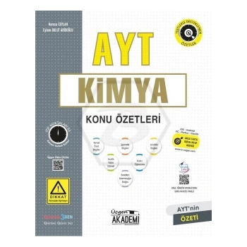 AYT KİMYA - Konu Özeti