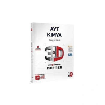 AYT Kimya Video Destekli Defter 3D Yayınları