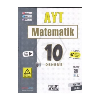 AYT MATEMATİK - 10 lu Deneme Sınavı ÜÇGEN AKADEMİ