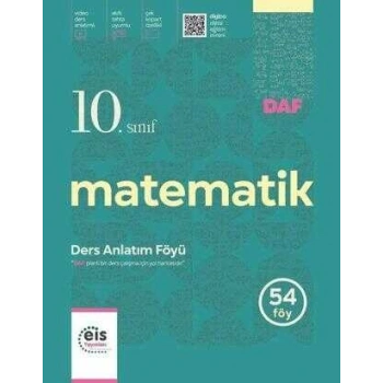 EİS 10. Sınıf Matematik Ders Anlatım Föyü 2027