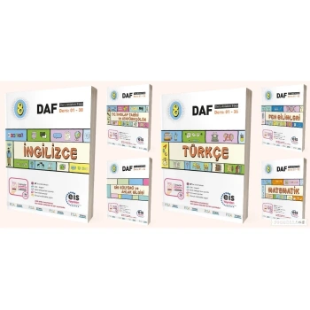 EİS / LGS 8. Sınıf Tüm Dersler Ders Anlatım Föyü / 6 Kitap