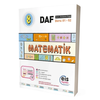 Eis Yayınları 8. Sınıf - DAF - Matematik