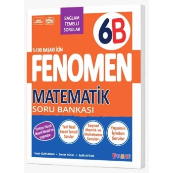 Fenomen 6. Sınıf Matematik B Fenomen Soru Bankası 2027