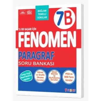 FENOMEN 7. SINIF PARAGRAF B SORU BANKASI 2027