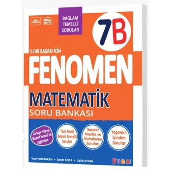 Fenomen 7. Sınıf Matematik B Fenomen Soru Bankası 2027
