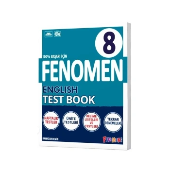 FENOMEN 8. Sınıf LGS İngilizce | English Test Book