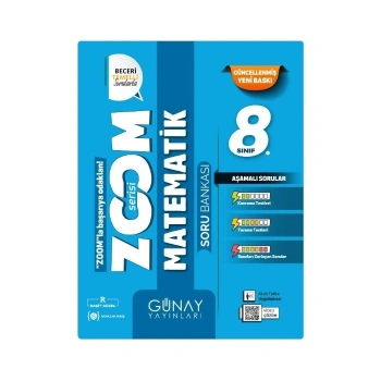 Günay 8. SINIF ZOOM LGS MATEMATİK SORU BANKASI 2026