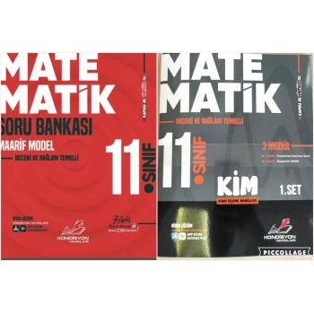 KONDİSYON VİRTÜÖZ 11. SINIF MATEMATİK SORU BANKASI ve KONU İŞLEME MODÜLLERİ (2 MODÜL) 1. KİTAP