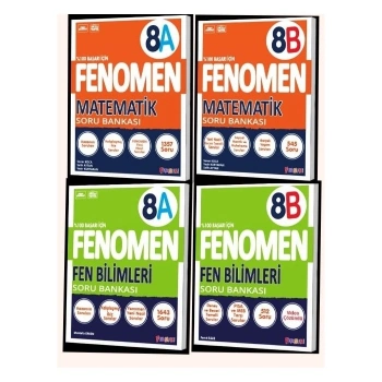 LGS 8. Sınıf Fenomen Matematik ve Fen Bilimleri A - B Seti