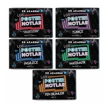 LGS Poster Notlar Seti (5li)