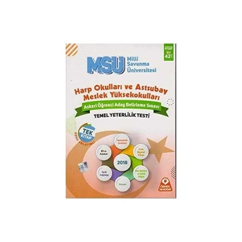 MSÜ Askeri Öğrenci Aday Belirleme Sınavı Temel Yeterlilik Testi Konu Anlatımlı