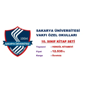 Sakarya Üniversitesi Vakfı Özel Okulları 10. Sınıf Kitap Seti