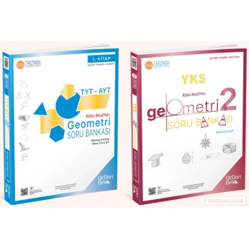Üç Dört Beş 2026 TYT AYT Geometri 1. Kitap ve 2. Kitap