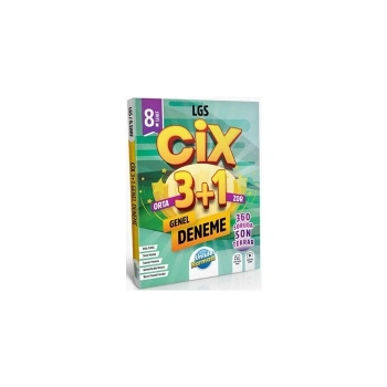 Ünlüler Karması 8. Sınıf LGS Cix 3 + 1 Genel Deneme