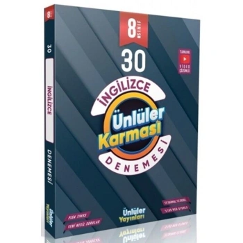 Ünlüler Karması 8. Sınıf LGS İngilizce 30 Deneme