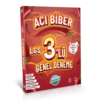 Ünlüler Karması Acı Biber 3 lü LGS Deneme