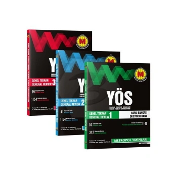 YÖS Genel Tekrar Soru Bankası Seti (1-2-3)
