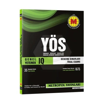 YÖS IQ Genel Yetenek Deneme Sınavları (35 Sınav)