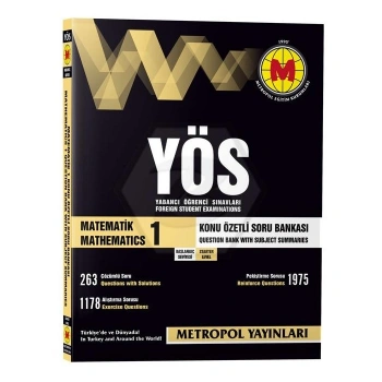 YÖS Matematik-1 Soru Bankası (Başlangıç Seviyesi)