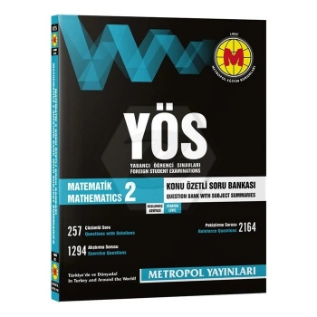 YÖS Matematik-2 Soru Bankası (Başlangıç Seviyesi)