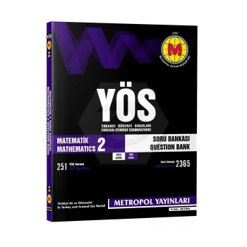 YÖS Matematik -2 Soru Bankası (Orta Seviye)