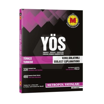 YÖS Türkçe Örnek Çözümlü Konu Anlatımlı