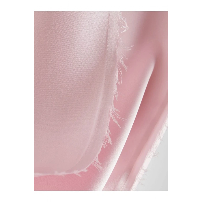 Pembe Maxi Etek | Yüksek Bel, Yırtmaç Detaylı, Uzun Boy Kadın Etek