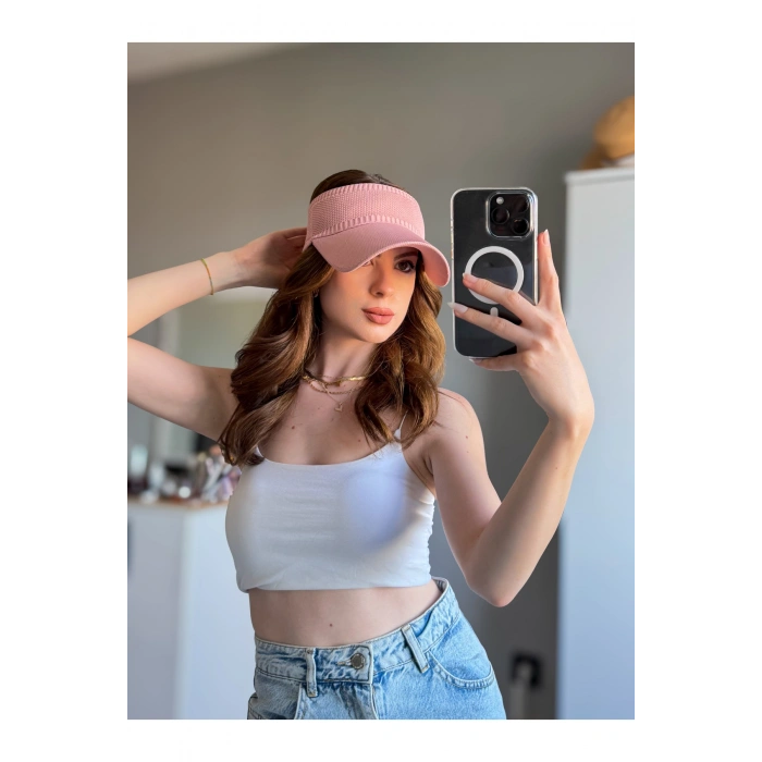 TRİKO Kadın / Erkek Vizör Uv Koruyucu Şapka