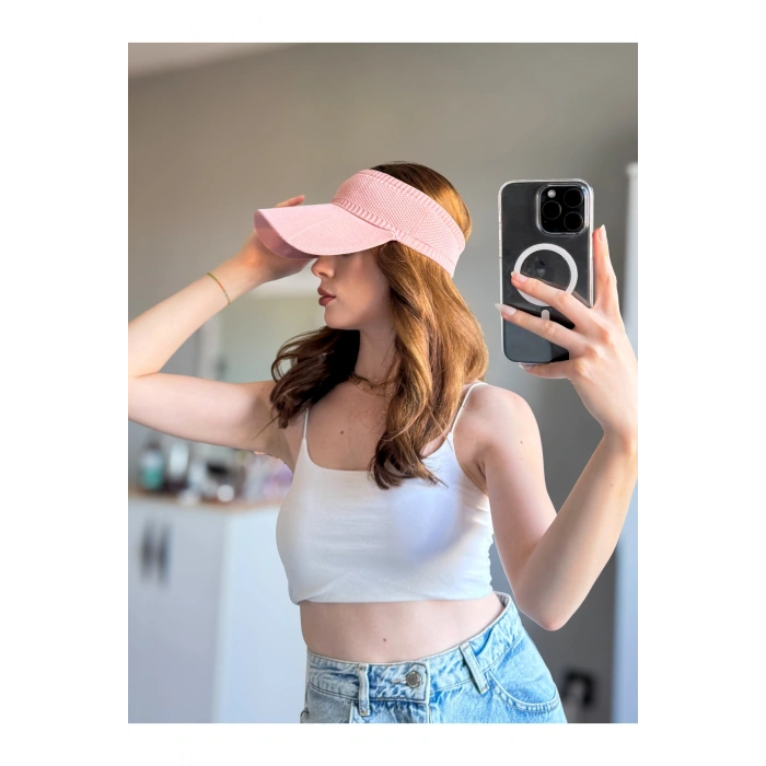 TRİKO Kadın / Erkek Vizör Uv Koruyucu Şapka