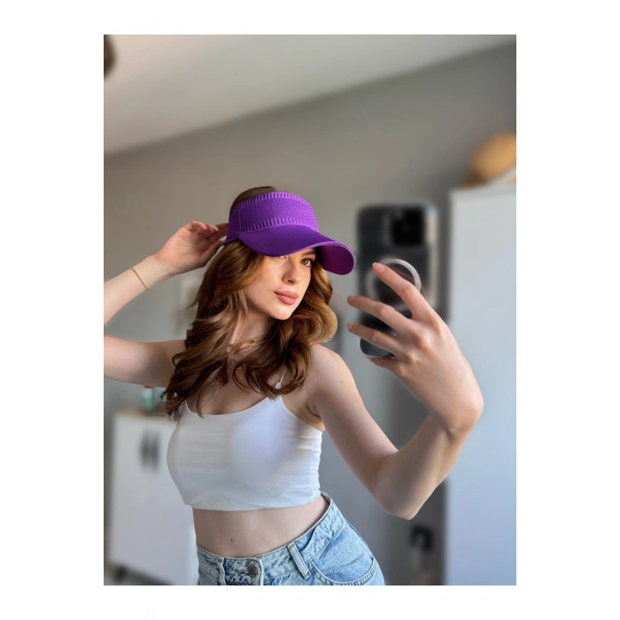 TRİKO Kadın / Erkek Vizör Uv Koruyucu Şapka