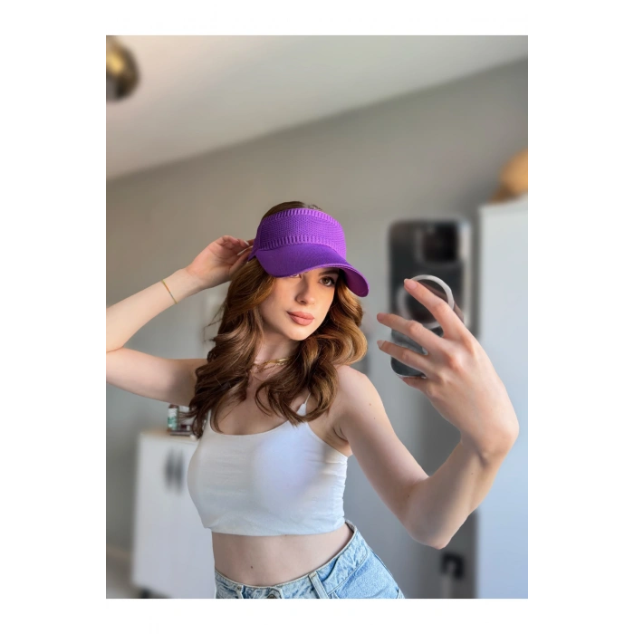 TRİKO Kadın / Erkek Vizör Uv Koruyucu Şapka